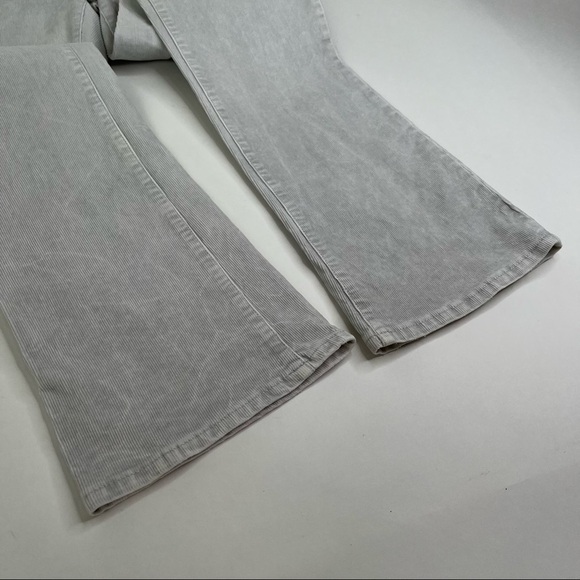 RARE Madewell Cool Fog Button-Front Tall Cali Demi-Boot High Rise Cordury Pants - Picture 11 of 17